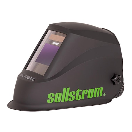 Jackson Safety Sellstrom Auto Darkening Welding Helmet with Advantage Plus Series Variable ADF - Black S26200